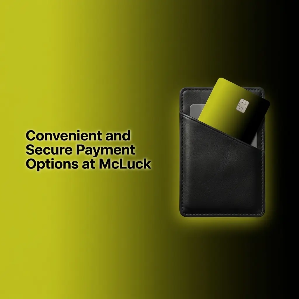 Secure payment options at McLuck including Visa, Mastercard, Apple Pay, and Google Pay for US players