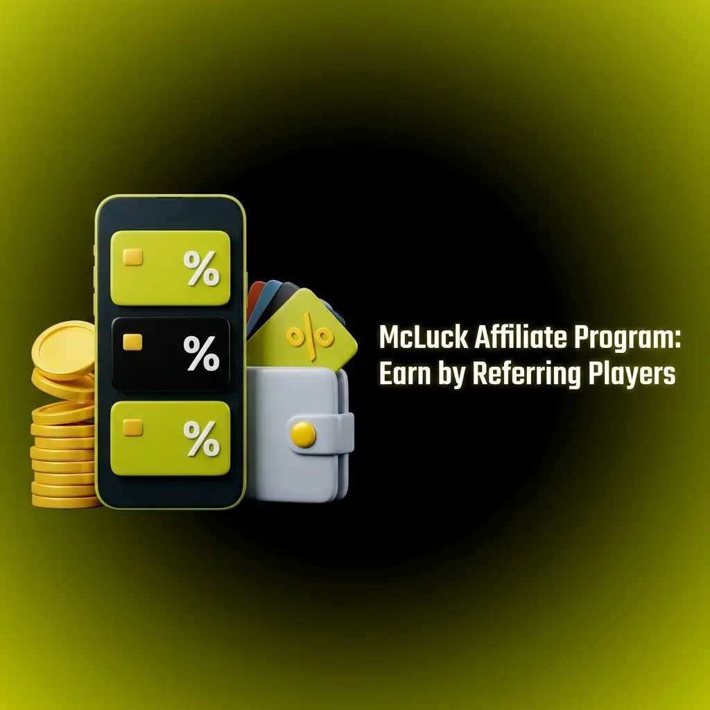 McLuck affiliate program dashboard showing referral tracking tools and commission earning opportunities for content creators and marketers