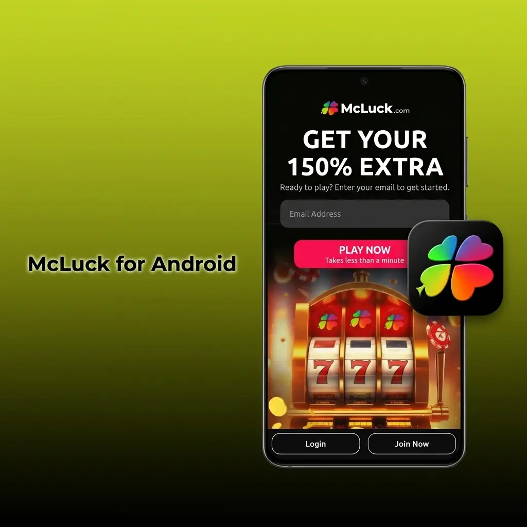 McLuck Android app download page on Google Play Store for casino games and sportsbook on Android 6.0 devices