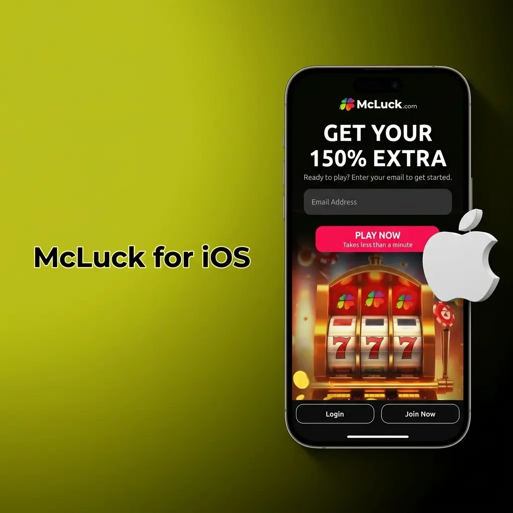 McLuck iOS app on Apple App Store for iPhone and iPad, requiring iOS 14.0 or later for native performance