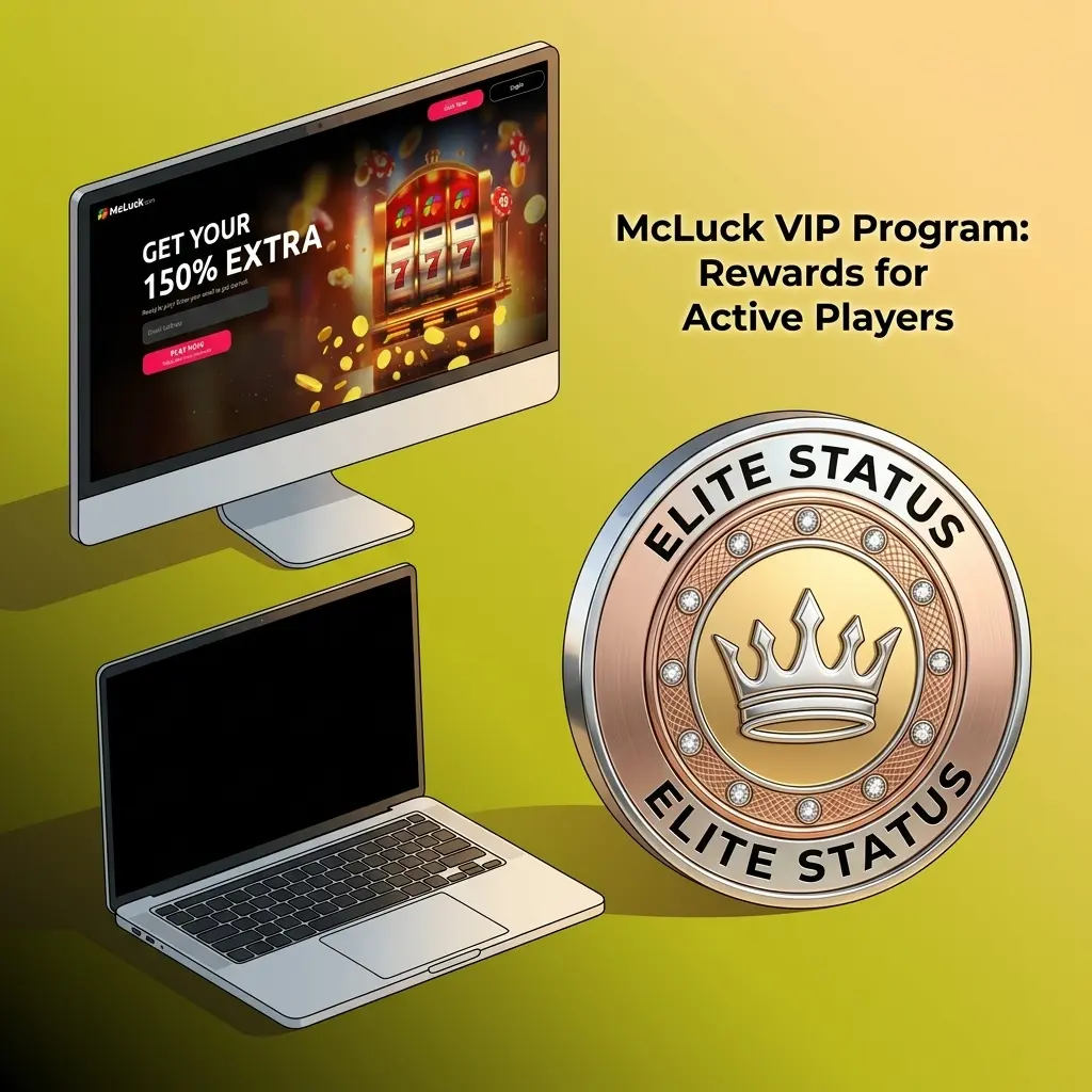 McLuck VIP Program tiers offering coin bonuses, exclusive promotions, and priority support for active casino and sports betting players