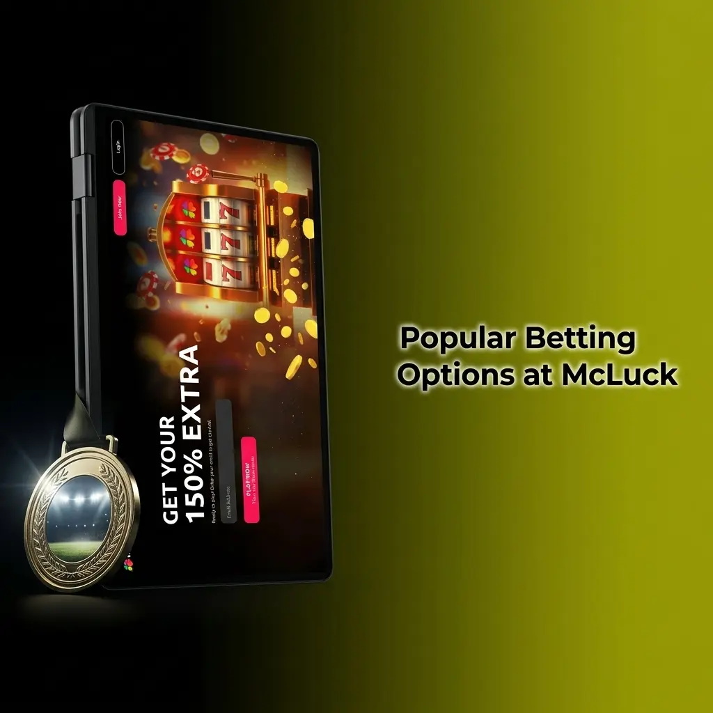 McLuck sportsbook popular betting options including pre-match, live action, and multi-event combination plays for US players