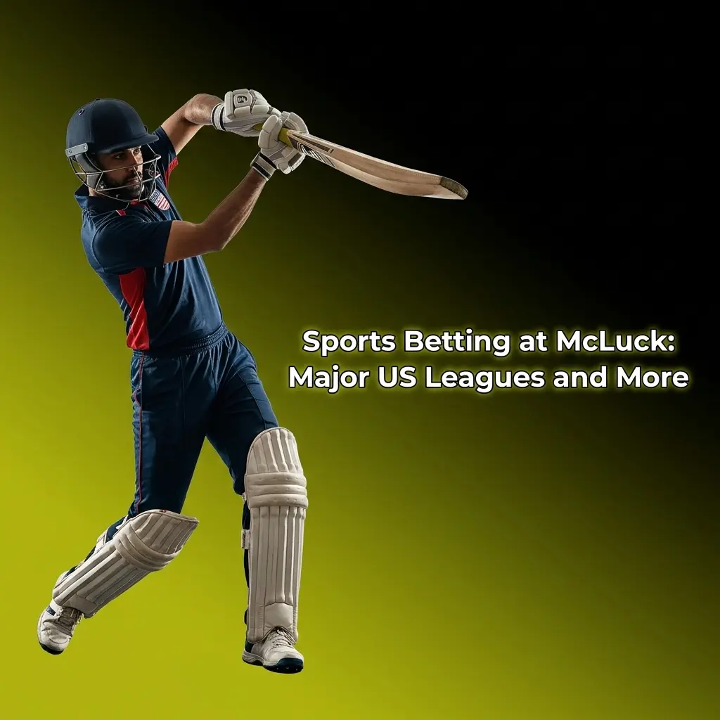 McLuck sports betting interface showing major US leagues with competitive pre-match and live market odds